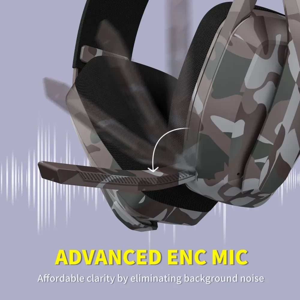 BINNUNE BW06 2.4GHz Wireless Gaming Headset with Mic - Gadgets