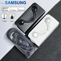Original Earphones Headset In-ear 3.5mm/ Type c with Mic Wired headphones For Galaxy M21 M20 S21 S20 S10 9 8 plus note 9 10 - Gadgets