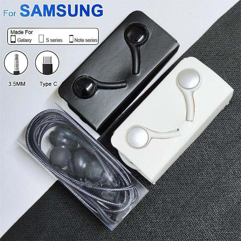 Original Earphones Headset In-ear 3.5mm/ Type c with Mic Wired headphones For Galaxy M21 M20 S21 S20 S10 9 8 plus note 9 10 - Gadgets