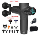 24V Professional Massage Gun with Hot and Cold Compress - Gadgets