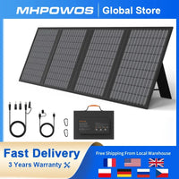 MHPOWOS Solar Battery Charger - 45W / 60W Foldable Portable Solar Panel - Gadgets