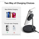 JUNCHI Magnetic Wireless Charger Stand 15W 2 in 1 Phone Charging Station Dock - Gadgets
