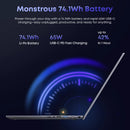 CHUWI CoreBook Plus 16 Inch AMD Ryzen 5 Laptop Up to 4.0GHz FHD Screen 16GB RAM 512GB SSD Metal Body Notebook With Cooler