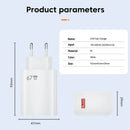 67W USB C Fast Charger Quick Charging Charger QC 3.0 USB Charger Adapter With Type C Charging Cable EU US UK Wall Power Adapter