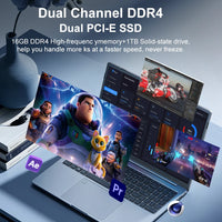 Ninkear N16Pro 16" — Intel Core i7, 2.5K 120Hz, 16GB RAM, 1TB SSD — product image 5