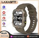 LAXASFIT New Outdoor Military Smartwatch - Bluetooth Talking Fitness Watch - Gadgets