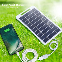 APWIKOGER 2W 5V Portable Solar Panel USB Battery Charger - Gadgets