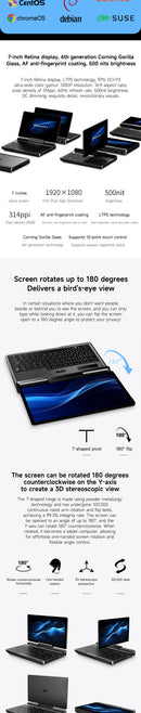 GPD MicroPC 2 — 7" Mini Laptop, Intel i3-N300, 16GB RAM, Up to 4TB SSD — product image 10