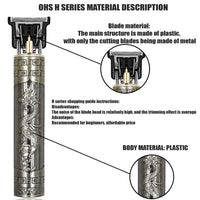 T9 Hair Clipper - Electric Beard and Body Hair Trimmer for Men - Gadgets