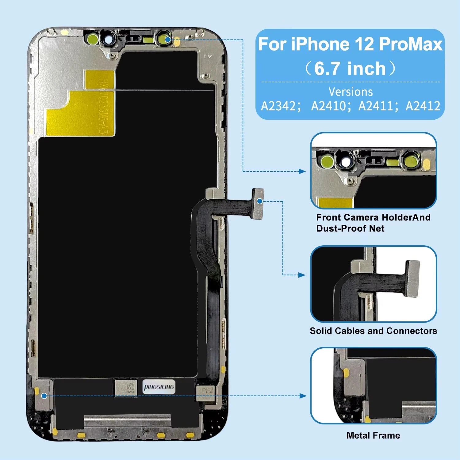 Écran OLED pour iPhone X XR XS Max, LCD Incell pour iPhone 11 12 13 Pro Max 13 Mini 14 Plus 15, écran d'affichage OLED et numériseur