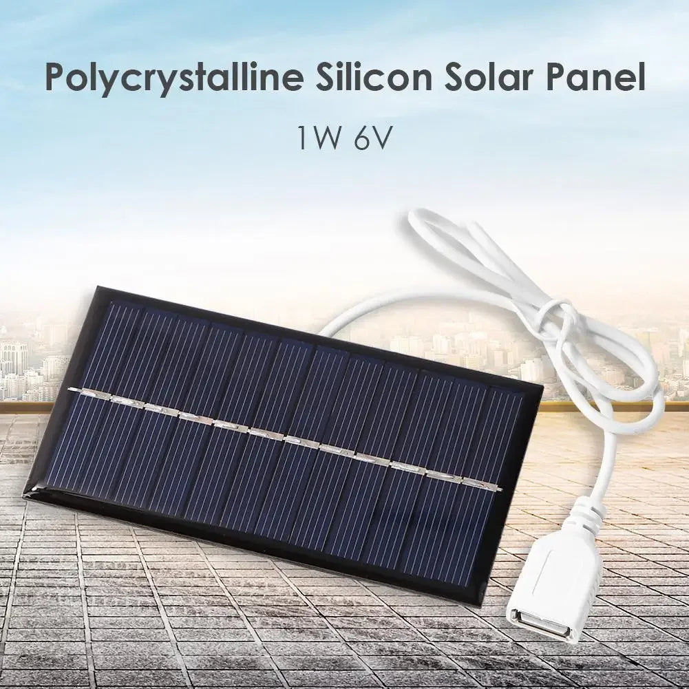 ALLOYSEED 6V Solar Panel - Versatile Multi-Purpose Battery Charger
