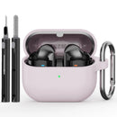 for samsung buds 3/galaxy buds3 pro case with cleaning kit silicone protective cover for galaxy buds 3 buzz 3Pro with keychain