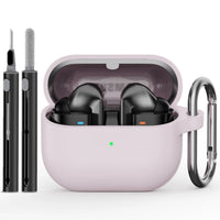 for samsung buds 3/galaxy buds3 pro case with cleaning kit silicone protective cover for galaxy buds 3 buzz 3Pro with keychain