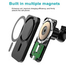 Magnetic Car Wireless Charger Mount for iPhone 12-15 Pro Max Mini - Gadgets