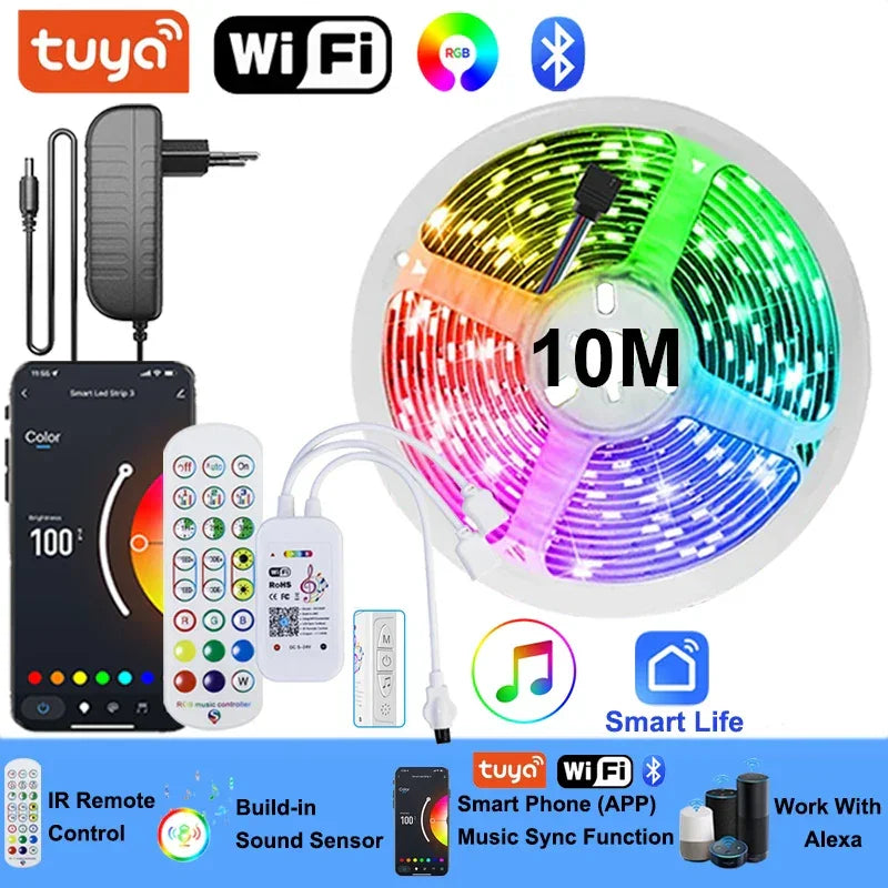 Vogliovoi Wifi Led Strip Lights 220v 5050 - Gadgets
