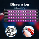 LED Car Music Light Strip - 48 LEDs USB Smart Bluetooth Control - Gadgets