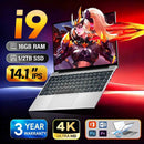 i9 Gaming Laptop 16GB RAM 512GB SSD 14.1 Inch IPS Windows 11