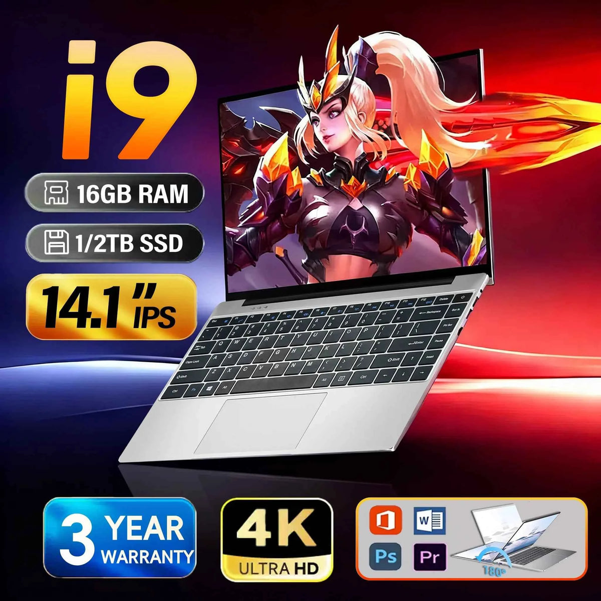 Silver / 16GB RAM 2TB SSD