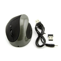 PloutoRich Wireless Vertical Mouse - Ergonomic Rechargeable Design - Gadgets