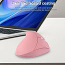 PloutoRich Wireless Vertical Mouse - Ergonomic Rechargeable Design - Gadgets