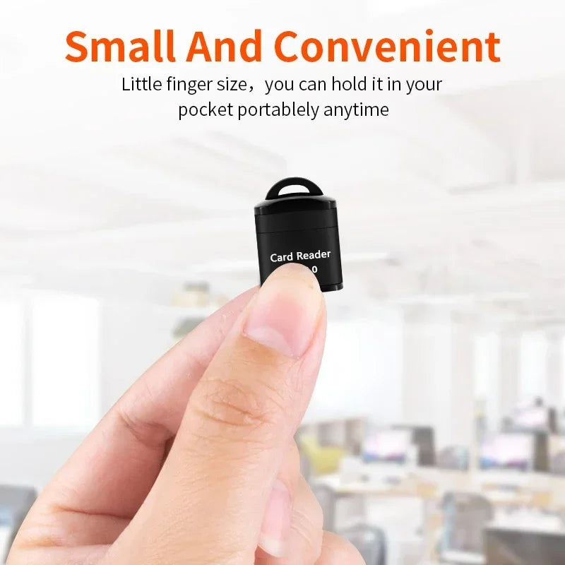 USB Micro SD/TF Card Reader - High Speed USB Adapter
