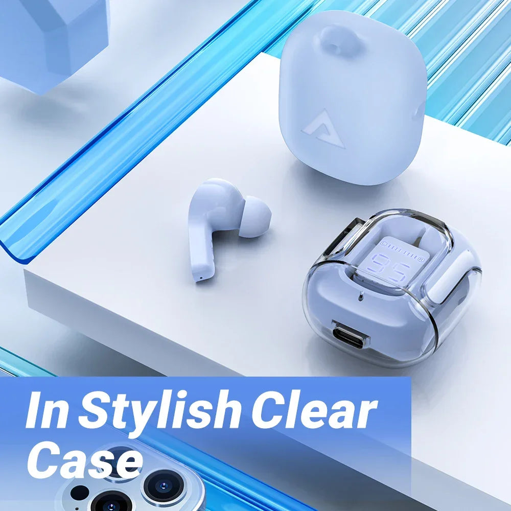 ACEFAST T6 TWS Earphone Wireless Bluetooth 5.0 Headphones Sport Gaming Headsets Noise Reduction Earbuds with Mic + Free cover - Gadgets
