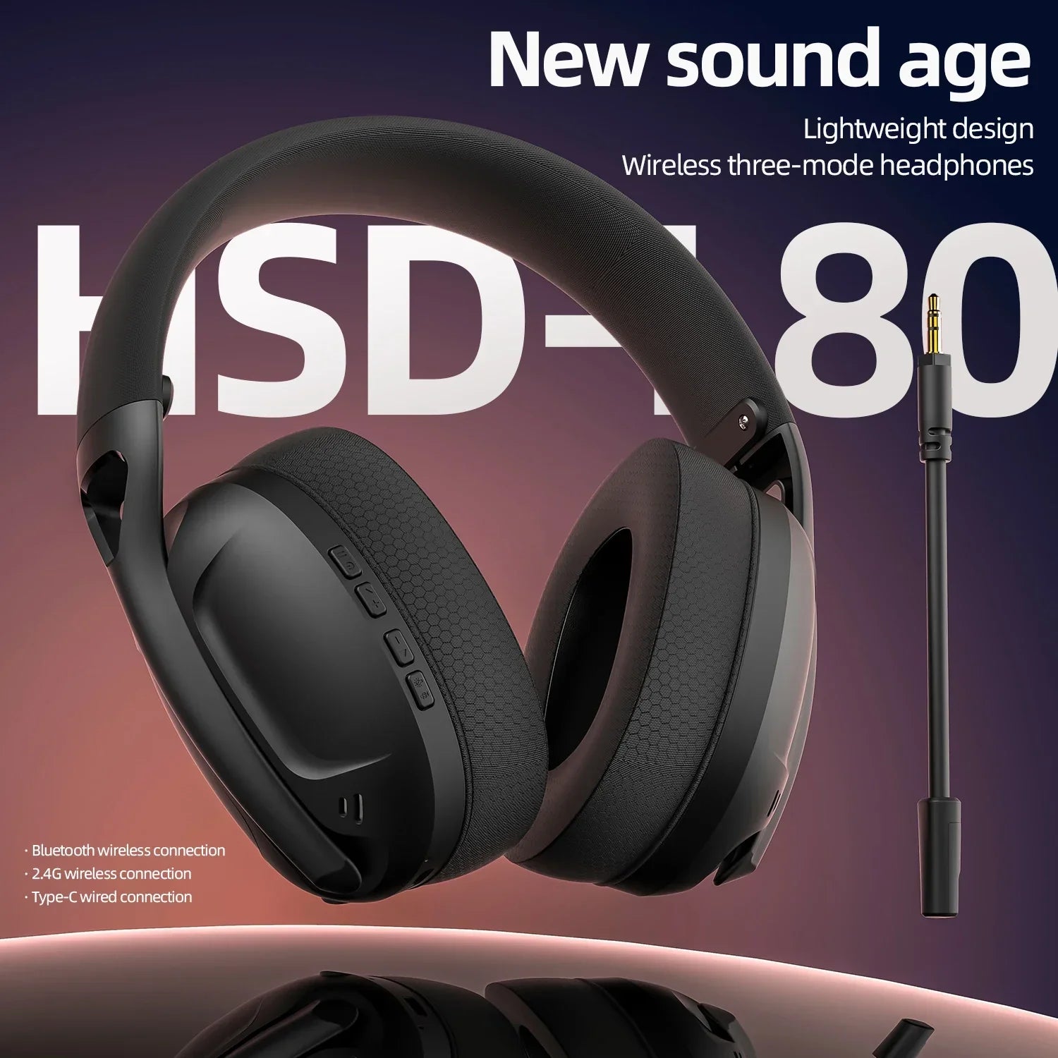 SmailWolf-L80 Bluetooth Wireless Headphones - Gadgets