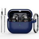 for samsung buds 3/galaxy buds3 pro case with cleaning kit silicone protective cover for galaxy buds 3 buzz 3Pro with keychain