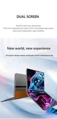 GLF-S2 Dual-Screen Laptop — Twin 10.9" Touch, Intel i3-1215U/N100, 2-in-1 — product image 8