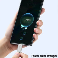300W Super Fast Charging USB Type C Data Cable USB To Type C Data Line Fast Charger for Samsung Xiaomi Huawei Android Universal