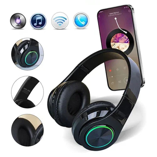 Super Bass Wireless Bluetooth Headphones Foldable Stereo Earphones Headsets Mic