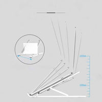 P1 Foldable Laptop Stand — Adjustable Cooling Base for Laptops & Tablets