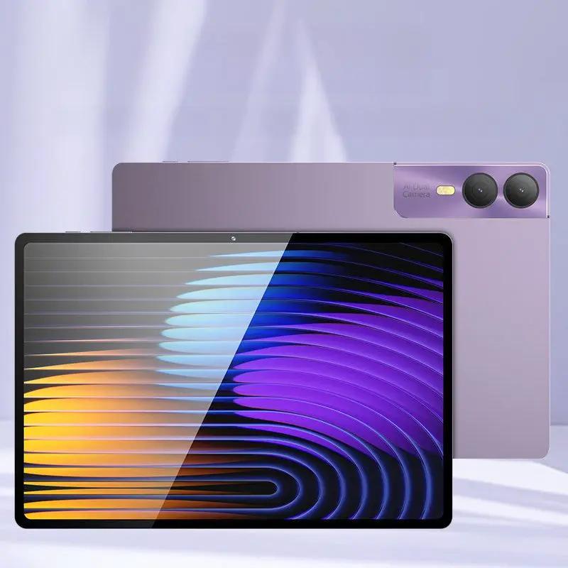 Dimensity 9500 tablet, 14-inch display, purple back with AI dual-camera module