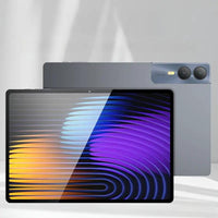 Dimensity 9500 tablet with 14-inch display, gray back and AI dual camera module.